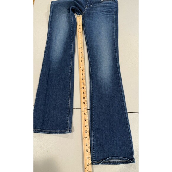 Levis 715 Bootcut Jeans Womens 26 Low Rise Denim Stretch Travel Casual - Picture 4 of 6
